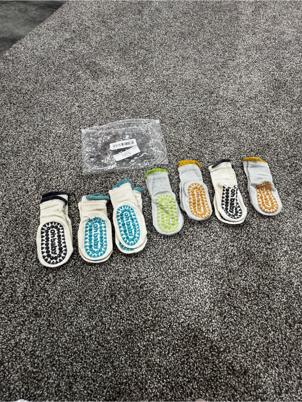 Toddlers 7 pairs not slipped new  socks
